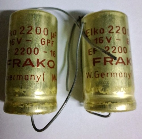 Condensatore elettrolitico - 2x,